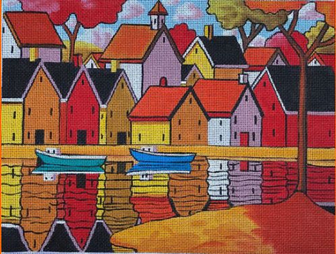 Town Harbor Reflection