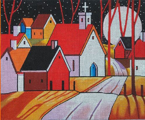 Roadway Town Noon