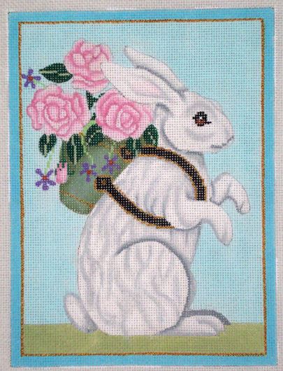 Rabbit with Cabbage Roses
