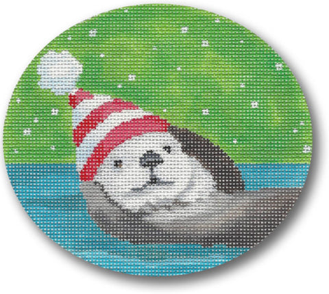 Otters Christmas 