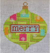 Mod Merry Ornament