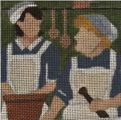 Downton Abbey Mrs Patmore & Daisy - Movie Coaster