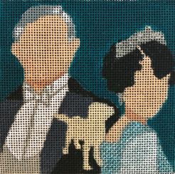 Downton Abbey Lord & Lady Grantham - Movie Coaster