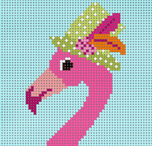 Flamingo with Hat