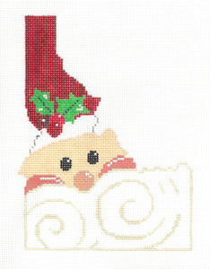 Idaho State Shaped Santa