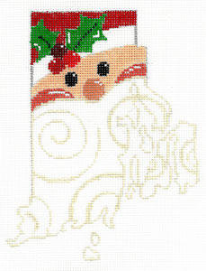 Rhode Island Shaped Santa