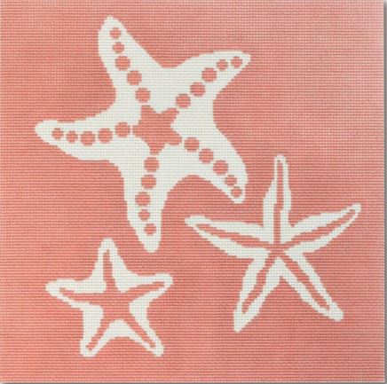 Starfish - Coral Background