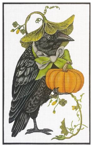 Crow with Pumpkin