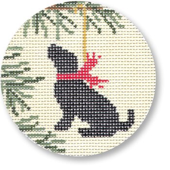 Ornament Black Lab 