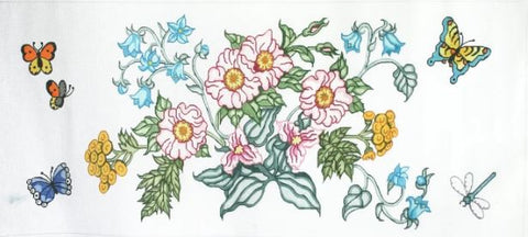 Floral Bench Cover