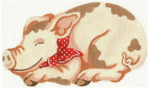 Pink Pig Ornament