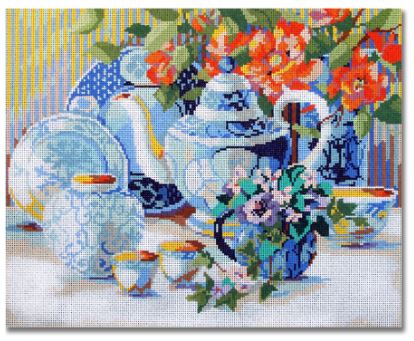 Blue & White Tea Time 