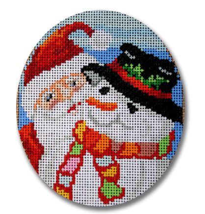 Santa and Snowman
