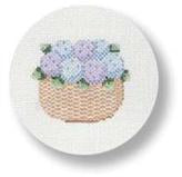 Nantucket Basket with Hydrangeas