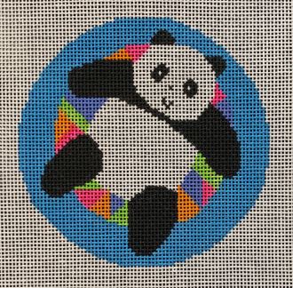 Panda on Floatie Ornament