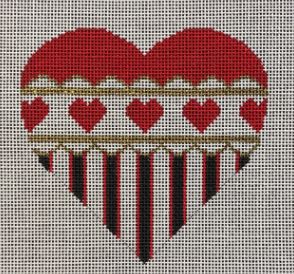 Red Heart with Hearts