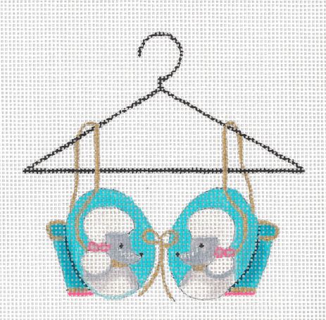 White Poodle Bra