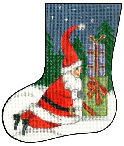 Santa 2 Mini Stocking