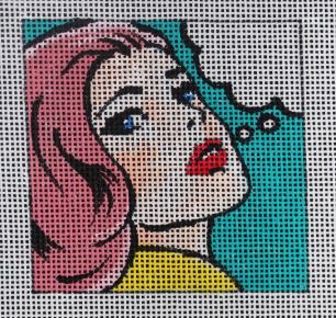 Insert - Girl w/Text Bubble