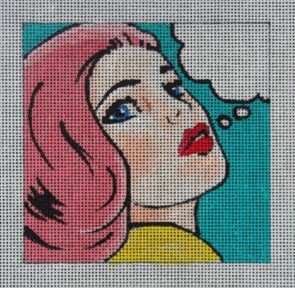 Insert - Woman w/Text Bubble