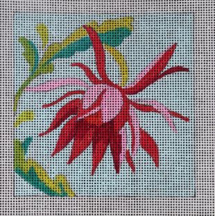 Insert - Red Stylized Flower