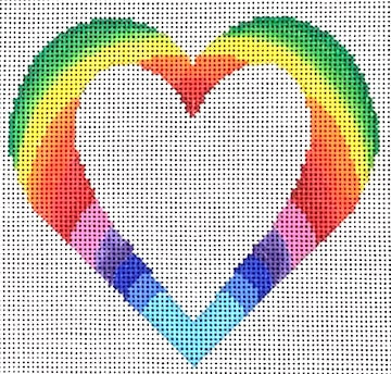 Rainbow Heart