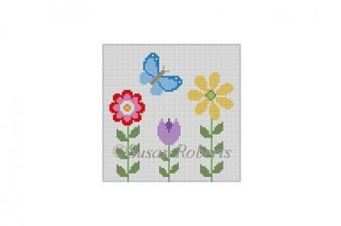 Flowers with Butterfly