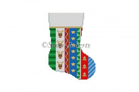 Reindeer Vertical Stripe
