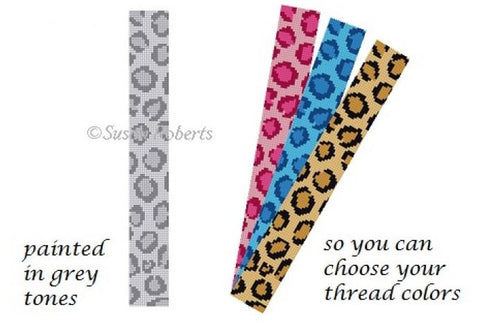 Leopard Spots Key Fob