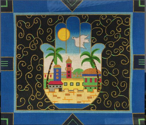 Hamsa with Dove Tallis