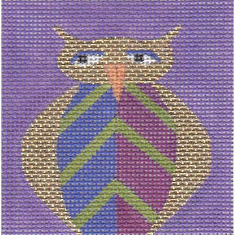 Golden Winged Owl Square