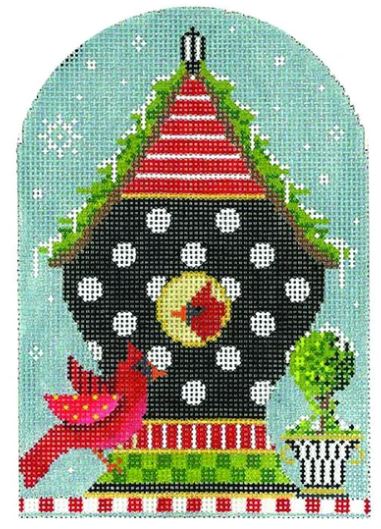 Black Polka-Dot Cardinal House