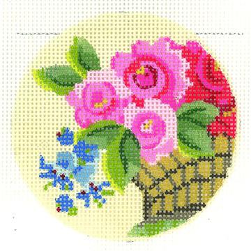 Victoria Rose Basket Round