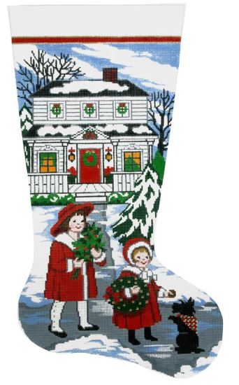 Victorian Children Stocking