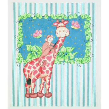 Giraffe with Monkey Bazoople