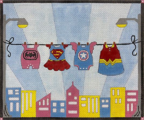 Girls Superhero Clothesline 