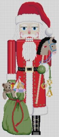 Nutcracker Stand-Up - Santa w/Toy Bag