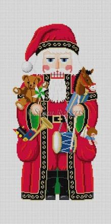 Nutcracker Stand-Up - Santa and Pockets of Toys