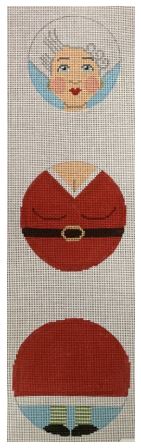 Three-Piece Mrs Claus Ornament