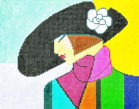 Lady With Black Hat