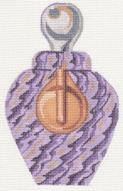 Purple Venetian Glass Perfume Bottle