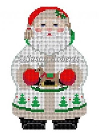 White Tree Coat Santa (one sided)