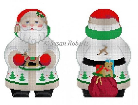 White Tree Coat Santa (two sided)