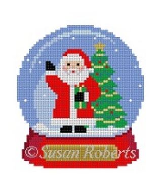 Snow Globe Santa