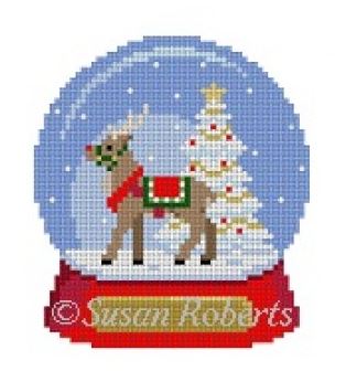 Snow Globe Reindeer