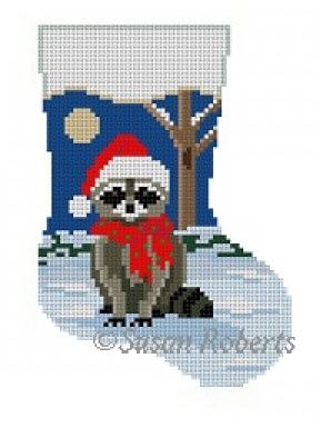 Night Raccoon Mini Stocking