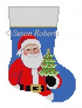 Tree Santa Mini Stocking
