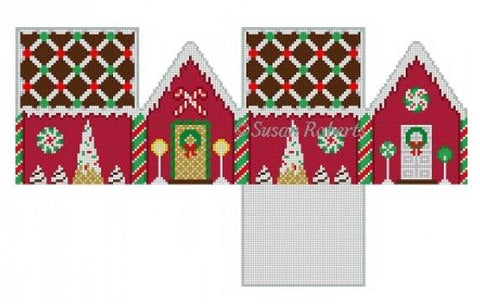 Chocolate Trellis Red Velvet House - 3D