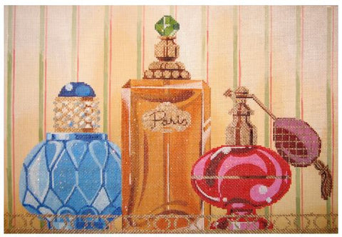 Perfume Bottles on Tray - 13M