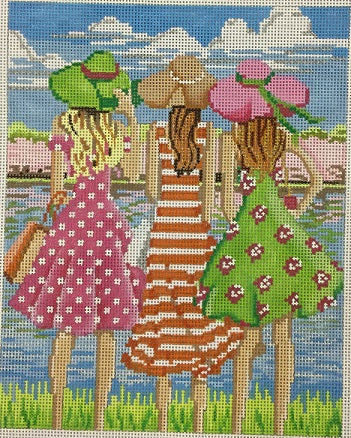 Three Girls in Spring